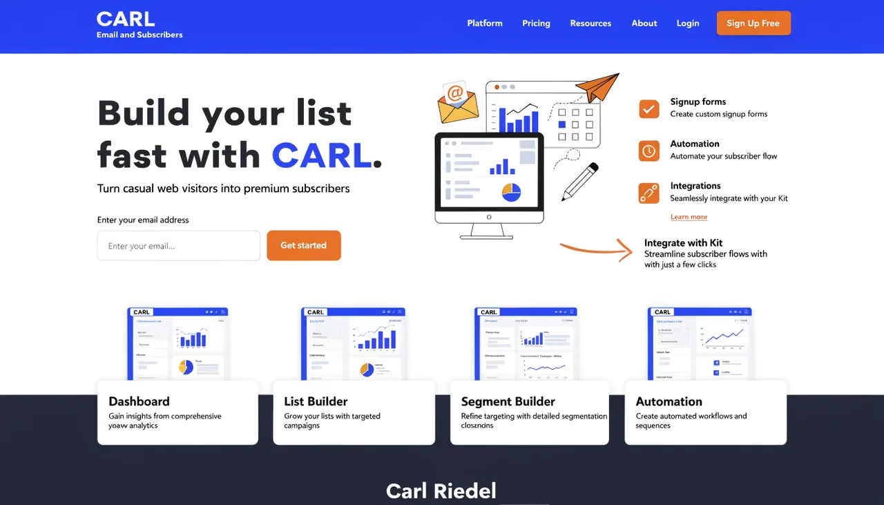 Email and Subscribers - List Building, Signup Forms, and Kit Integration