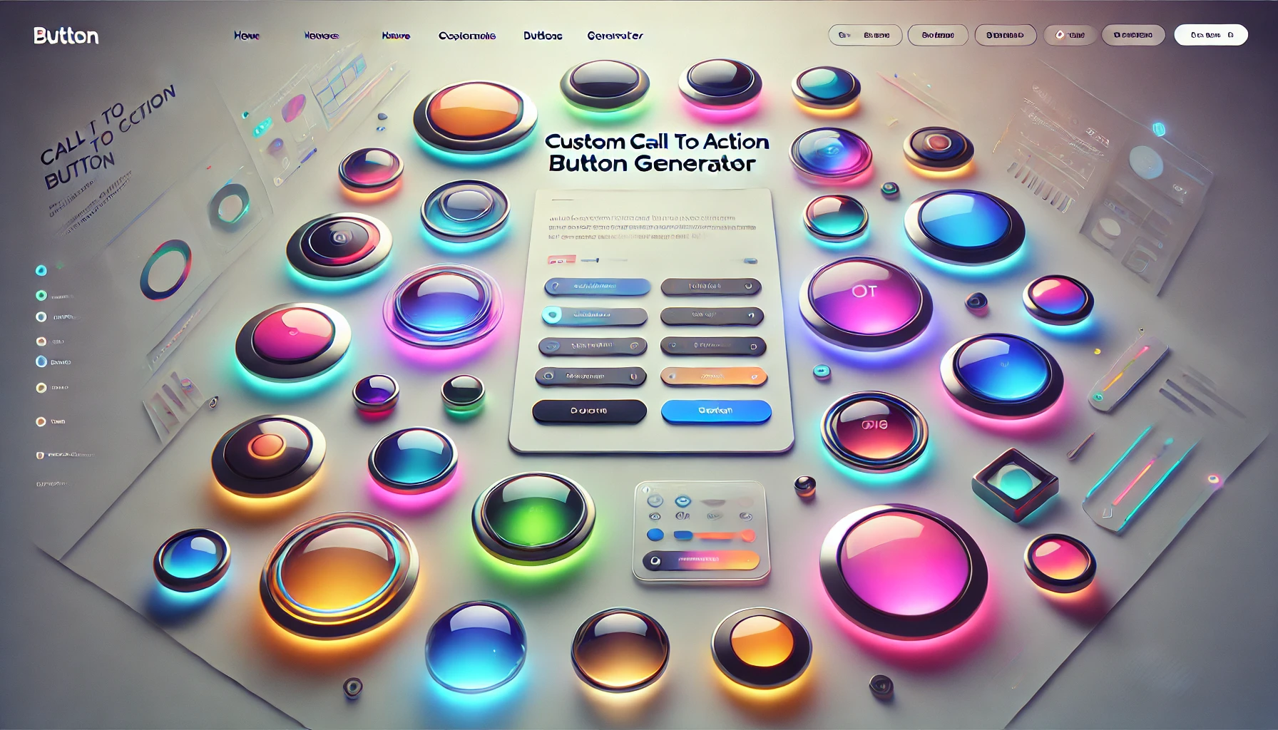 Custom Call To Action Button Generator