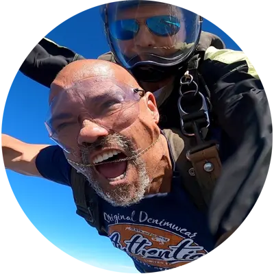 Carl Riedel — skydiving