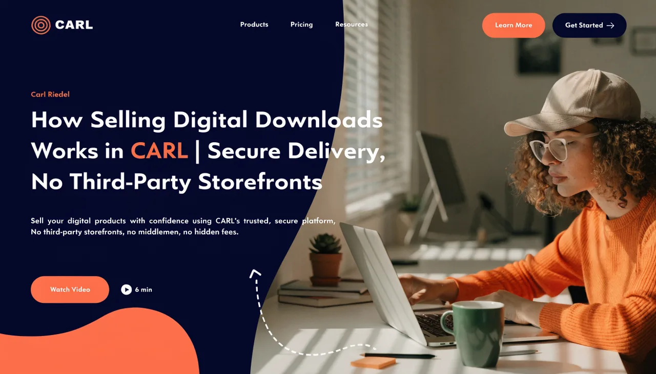 How Selling Digital Downloads Works in CARL
