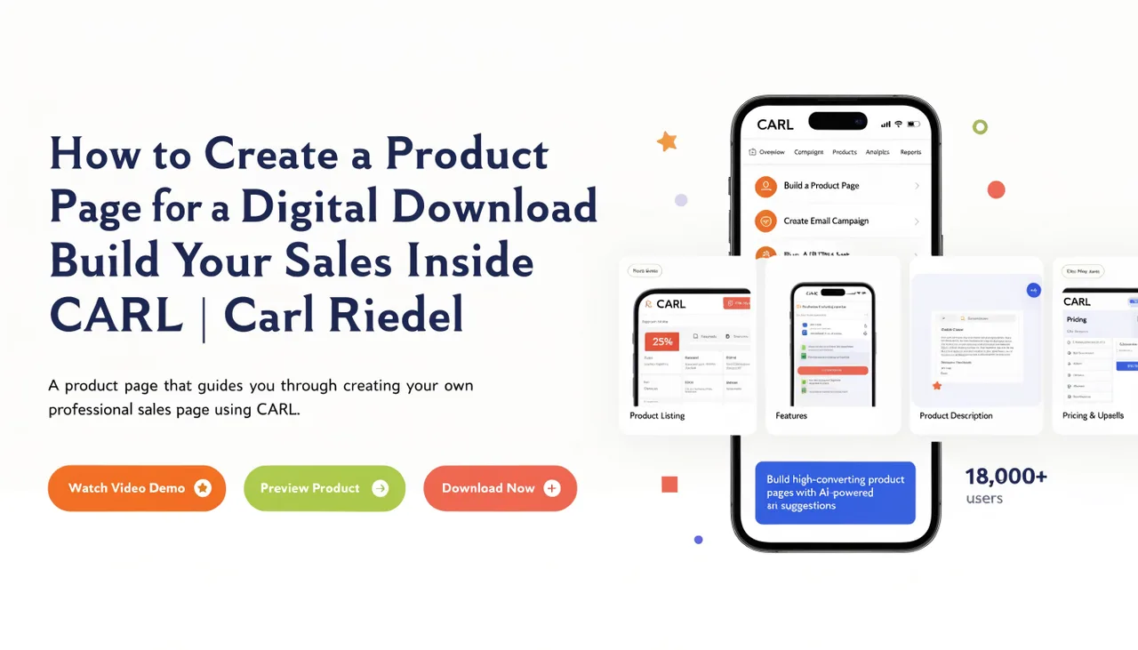 How to Create a Product Page for a Digital Download