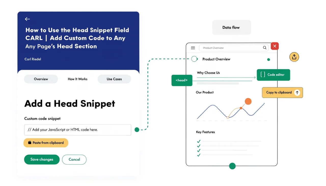 How to Use the Head Snippet Field in CARL