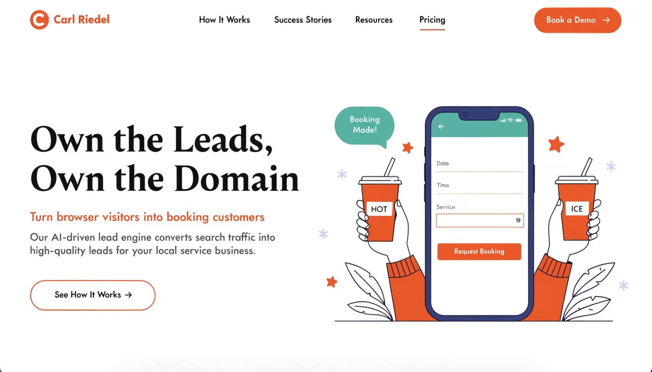 Lead Generation Website for Local Service Business