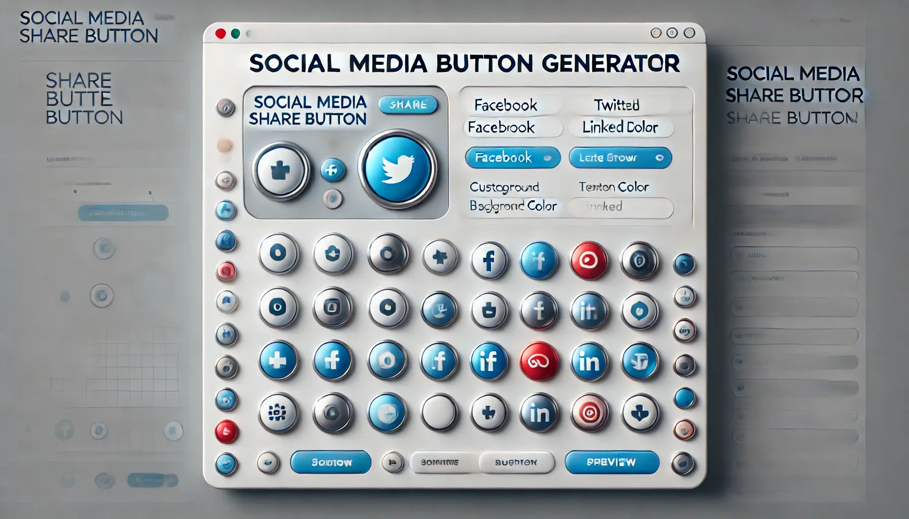Social Media Share Button Generator